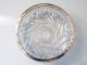 Wunderschöne Kristall Schale Mit 800 Silber Rand Kristall Bild 2