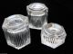 3 Schwere Teelichthalter Kerzenhalter Kerzenständer Aus Bleikristall Wie Dekorglas Bild 2