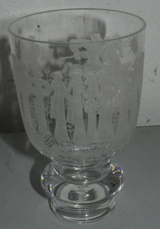 Kristallglas Geätzt - Kelch - 17cm Hoch Bild