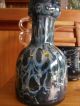 Pfauenauge Dekor 4 - Teilig Vase,  Schale,  Kerzenständer Eisch Glas 60/70s Sammlerglas Bild 3