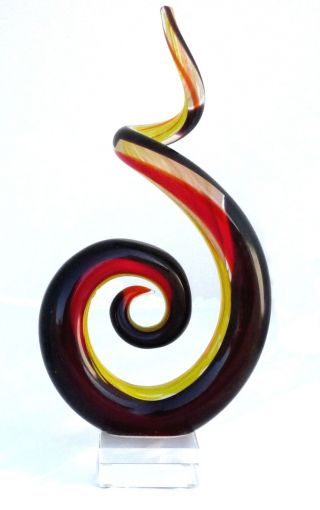 3d Glasspirale Skulptur Bild