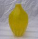 Vase Zitronengelb Überfangglas Weiße Einschmelzungen Wohl Poschinger Gelb Sammlerglas Bild 1