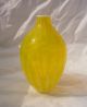 Vase Zitronengelb Überfangglas Weiße Einschmelzungen Wohl Poschinger Gelb Sammlerglas Bild 5