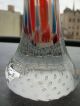 Xxl Murano Glas Vase Luftblasen Bunt Lila Gelb Weiß Blau GrÜn Rar 50 - 60j Glas & Kristall Bild 3