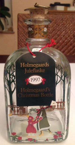 Holmegaard Juleflaske 1997,  Weihnachtsflasche 1997,  Adventskal. ,  Sammelflasche Bild