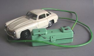Kosuge Marusan Japan Mercedes Benz 300 Sl Vintage Remote Battery Tin Toy Car 50s Bild