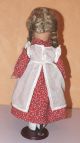 Antike Puppe Gemarkt S 60 Mit Schönen Schürzenkleid Puppen & Zubehör Bild 1