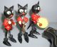 Lustige Katzenkapelle - Katzen - Holzfiguren - Musiker Als Katzen Holzspielzeug Bild 1