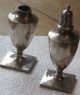 Paar Salzstreuer Gewürzgefäße Zierobjekte Tafelsilber 925 Silber Antik 136 Gr 1890-1919, Jugendstil Bild 4