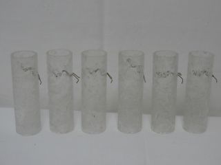 1x Ersatzglas Für Doria Leuchten Lampe Eisglas13 Cm X 4 Cm Lampenglas Röhrchen Bild