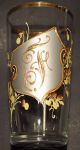 Jugendstil - Trinkgläser Mit Emailmalerei,  Initialien D Und F,  Goldene Hochzeit Sammlerglas Bild 4