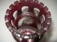 Prunkvase Rubinglas Handschliff,  Crystal Kristall Bild 4