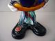 Top Murano Clown 19 Cm Mit Etikett Italy Glas & Kristall Bild 5