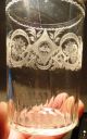 Biedermeier ?trinkglas Mit Filigranen Gravuren - Drei Trinkgläser Sammlerglas Bild 1