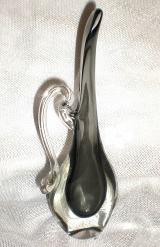 Murano Glas Vase Henkelvase - Selten - Schnabel Bild