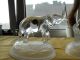 2 Bleikristallfiguren,  Bleikristall Figuren,  Elefant,  Pferd,  Christal D´ Arques Glas & Kristall Bild 2