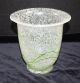 Schaumglas Vase Loetz In Klostermühle Um 1930 Grüne U Weiße Einschmelzung Sammlerglas Bild 1
