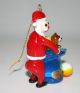 Murano Glas Weihnachtsmann Mit Geschenkesack Santa Handmade Venedig Nikolaus Glas & Kristall Bild 3