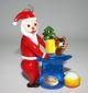 Murano Glas Weihnachtsmann Mit Geschenkesack Santa Handmade Venedig Nikolaus Glas & Kristall Bild 5