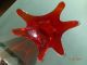 Murano - Große Obst Schale Somerso Schale In Rot - 50er Jahre Glas & Kristall Bild 1