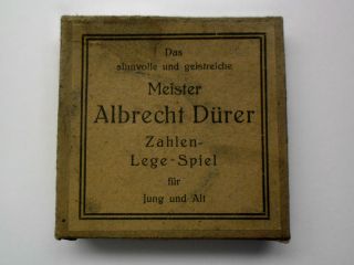 Albrecht Dürer Zahlen - Lege - Spiel Bild