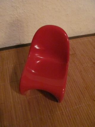 Miniatur - Modell Panton Chair - Vitra Design - Museum - Rot Bild