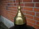 Alte Bauhaus Art Deco Lampe Deckenlampe Emaille Messing Fassung Loft Industrie 1920-1949, Art Déco Bild 3