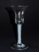 Altes Schnapsglas / Portweinglas Mit Spiralfaden Im Schaft,  Vermutlich England Sammlerglas Bild 3