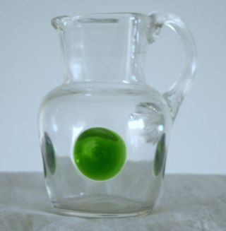 Kleiner Jugendstil Glaskrug/pitcher 0,  25 L,  Um 1910,  Ferdinand Von Poschinger Bild