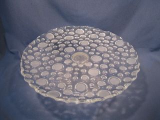 Glasplatte Tortenplatte Mit Fuß 30,  5cm Durchmesser Shabby Stil Bild