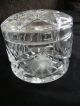 Schwere Bleikristall Zuckerdose Schleuderstern Muster Kristall Glas Kunst Art Kristall Bild 4