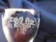 6 Alte Weingläser Mit Weinranke Und Goldrand Glas Glas & Kristall Bild 1