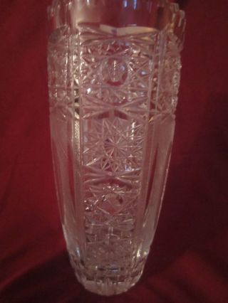 Sehr Edle Echte Bleikristall Vase Höhe 20 Cm Durchmesser 9 Cm Schöner Schliff Bild