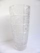 Sehr Große Kristallvase Blumenvase Tischvase Bohemia Glas Handgeschliffen Vase Kristall Bild 3