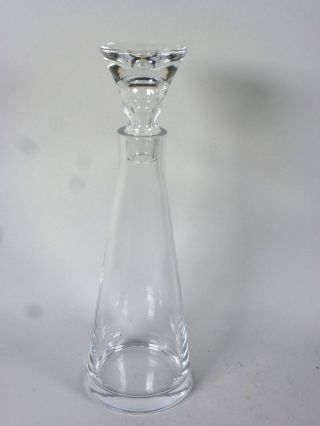 Schlicht,  Elegante Kristall - Karaffe,  Ca.  35 Cm H 5qm3130 Bild