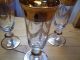 3 Murano Kristall Gläser Sektkelche Mit Golddekor Glas & Kristall Bild 4