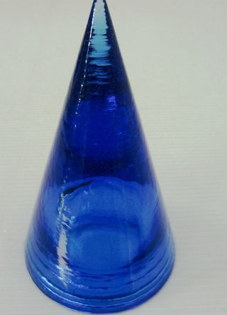 Glas Briefbeschwerer Paperweight Glaskegel Kegel Deko Muranoglass?? Bild
