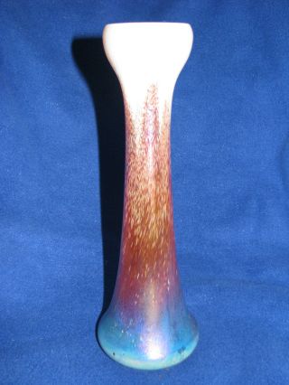 Irisierende Glas Vase,  Joska Glashütte Bodenmais,  Mundgeblasen, Bild