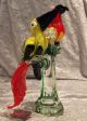 Murano Glas - Vogel Papagei Papageienpaar - Bunt - 4,  3 Kg - Seltenes Stück Glas & Kristall Bild 2
