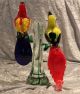 Murano Glas - Vogel Papagei Papageienpaar - Bunt - 4,  3 Kg - Seltenes Stück Glas & Kristall Bild 6