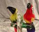 Murano Glas - Vogel Papagei Papageienpaar - Bunt - 4,  3 Kg - Seltenes Stück Glas & Kristall Bild 8