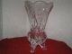 Bleikristall Glas Vase 17,  5 Cm Antik Mit 3 Füßen Schöner Schliff Nachlaß Oma Kristall Bild 3