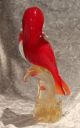 Murano Glas - Formia - Vogel Papagei - Rot Mit Goldeinlage - Glas & Kristall Bild 2