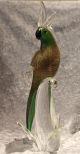 Murano Glas - Formia Vetri Di Murano - Vogel Papagei - Grün Mit Goldeinlage - Glas & Kristall Bild 1