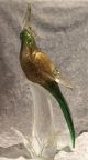 Murano Glas - Formia Vetri Di Murano - Vogel Papagei - Grün Mit Goldeinlage - Glas & Kristall Bild 3