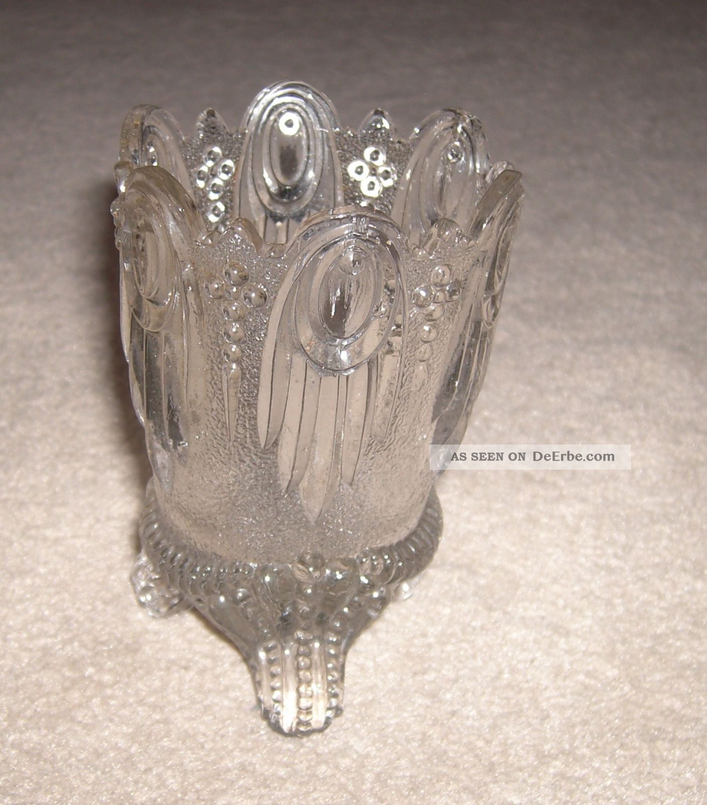 Alte Vase Glasvase Kristall Bild