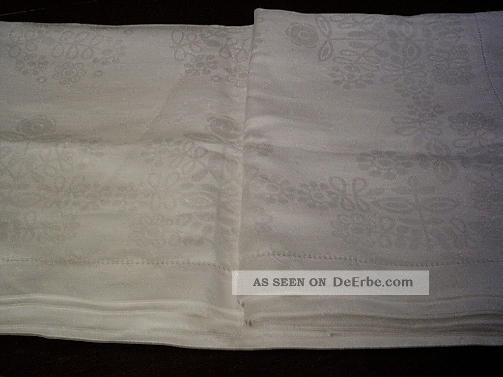 Leinentischdecke Design Blumen Riesengroß 260cm X 175cm Tischdecken Bild