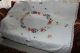 , Weihnach Idee,  Antik Leinen Tischdecke,  Moon Blumen Stickerei Tischdecken Bild 3