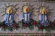 Weihnachtsdecke,  Tischdecke,  150 X 122 Cm,  Dunkelbeige - Gelblich,  Reich Bestickt Tischdecken Bild 2