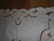 Tischdecke Weiß 100 Baumwolle Lochstickerei Edel Mitteldecke Blütenmuster Top Tischdecken Bild 3
